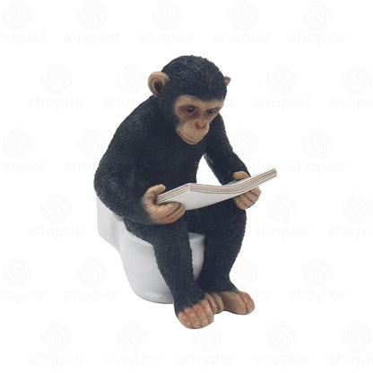 Cheeky Monkey Collectable Figurine – Funny Resin Monkey Ornament Home Decor & Novelty Gifts