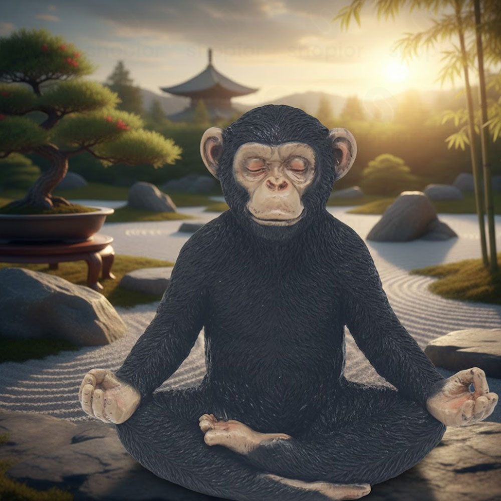 Cheeky Monkey Collectable Figurine – Funny Resin Monkey Ornament Home Decor & Novelty Gifts