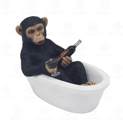 Cheeky Monkey Collectable Figurine – Funny Resin Monkey Ornament Home Decor & Novelty Gifts