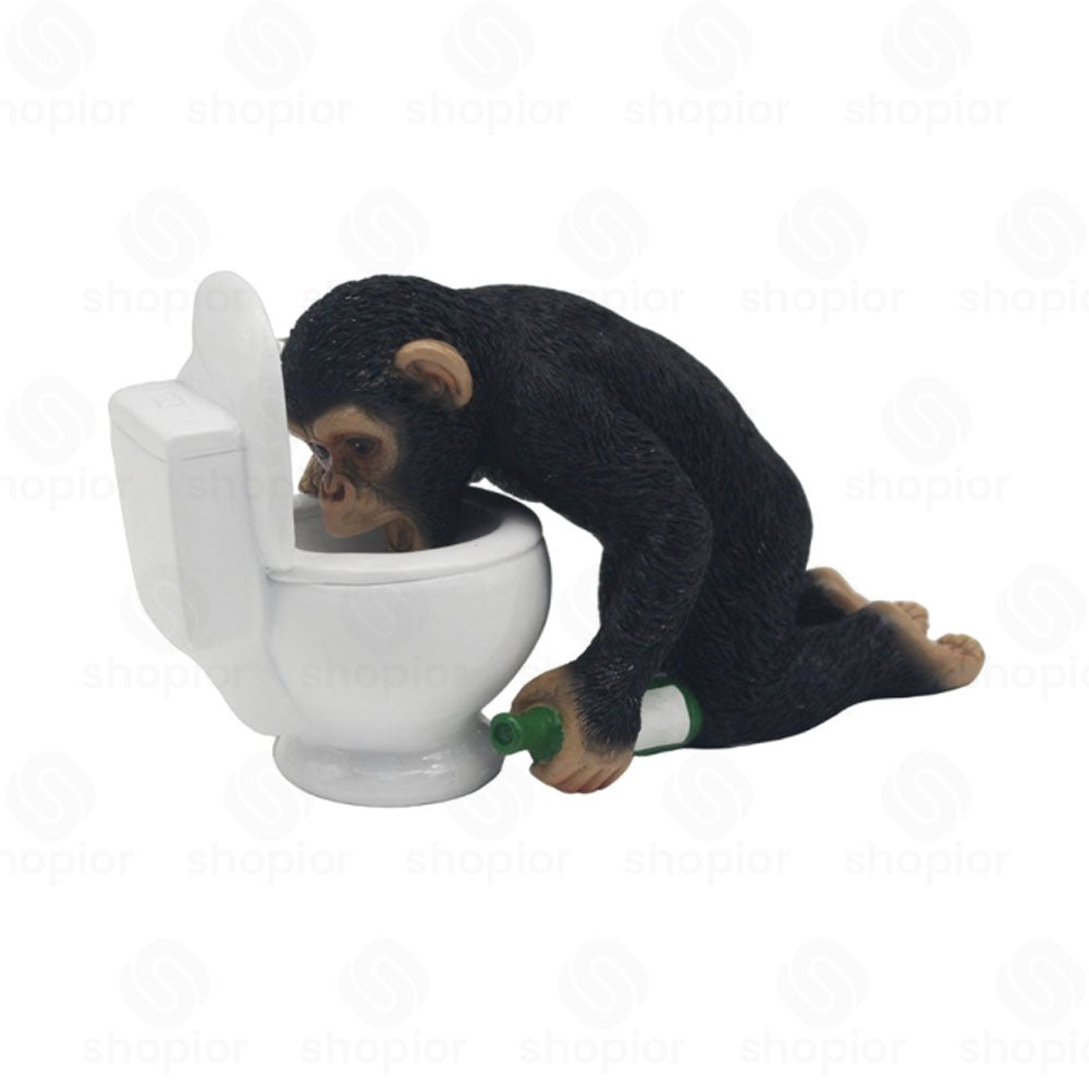 Cheeky Monkey Collectable Figurine – Funny Resin Monkey Ornament Home Decor & Novelty Gifts