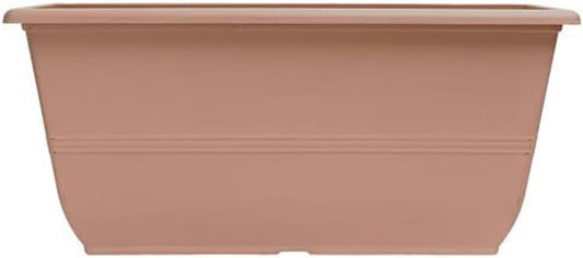 Peach Terracotta Plastic Plant Pots 30cm (12 Inch)– 10L Round Garden Planters