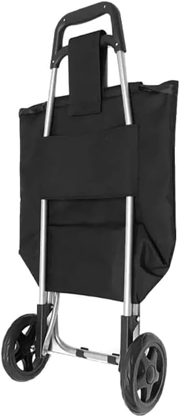 Premium Shopping Trolley on Wheels | Foldable Grocery Cart -Oxford Cloth Bag