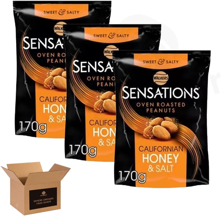 Walkers Sensations Crisps – Bold Spicy Sweet Flavour | 3 Pack | Premium Crunchy