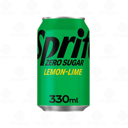 Sprite Lemon & Lime Soft Drinks Variety – Regular & Zero Sugar Fizzy Drinks