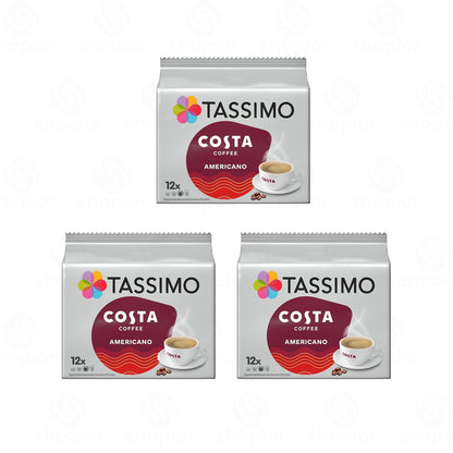 Tassimo Costa Coffee Pods – Cappuccino, Latte & Americano Barista Style Coffee
