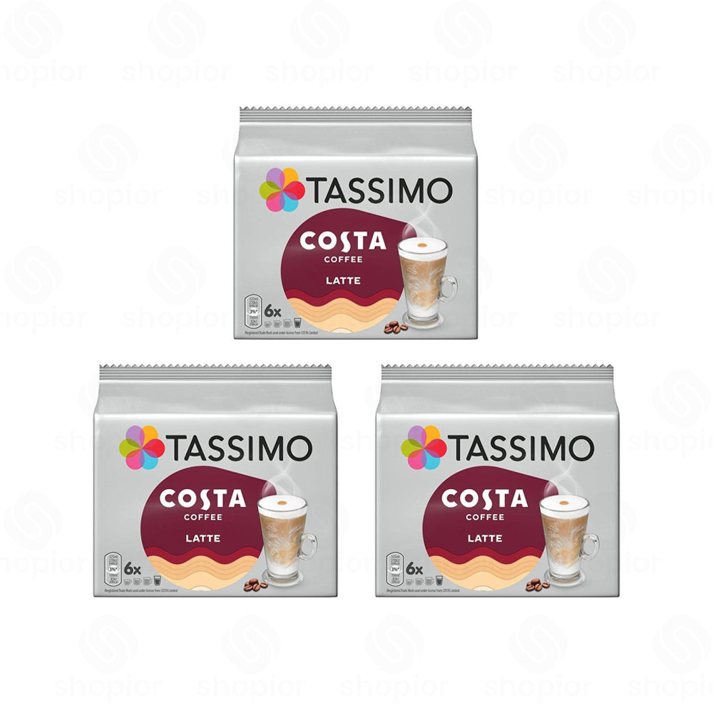 Tassimo Costa Coffee Pods – Cappuccino, Latte & Americano Barista Style Coffee