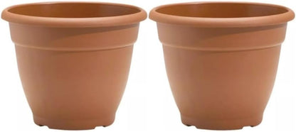 30cm (12 Inch) Plastic Planter Round Ascot Flower Pot | Garden Plant Pot