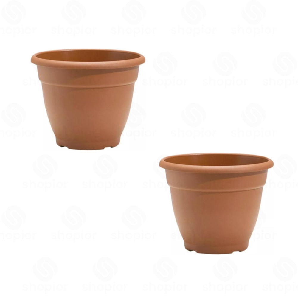 Bella 30cm, 9.5L Decorative Plastic Plant Pot – Modern Indoor Outdoor Planter for Flowers