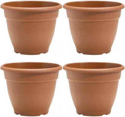 30cm (12 Inch) Plastic Planter Round Ascot Flower Pot | Garden Plant Pot