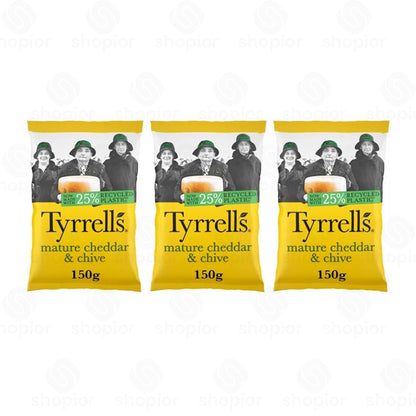 Tyrrells Sharing Crisps – Premium Hand Cooked Potato | Gourmet Flavoured Chips