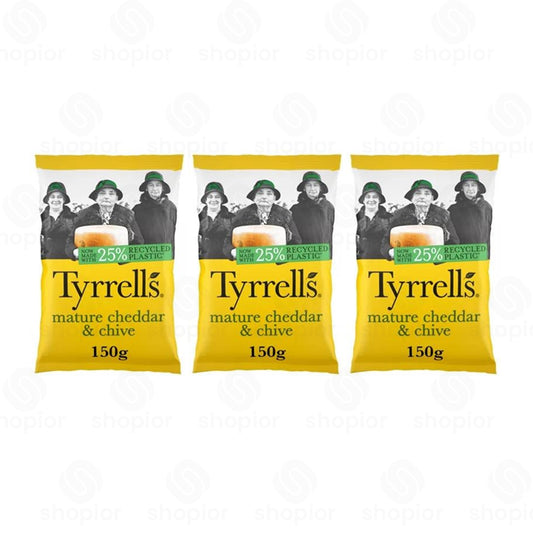 Tyrrells Sharing Crisps – Premium Hand Cooked Potato | Gourmet Flavoured Chips
