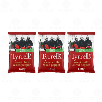 Tyrrells Sharing Crisps – Premium Hand Cooked Potato | Gourmet Flavoured Chips