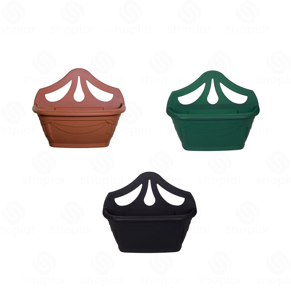 Venetian Wall Planter 42cm, 7L – Decorative Indoor & Outdoor Hanging Wall Mounted Plant Pot