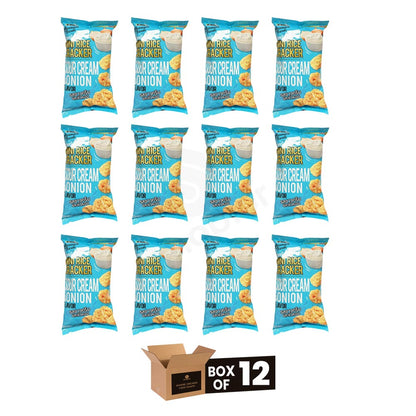 Younger Farm Mini Rice Crackers Variety – Halal Thai Sticky Rice Snacks, Crunchy Asian Rice Cracker