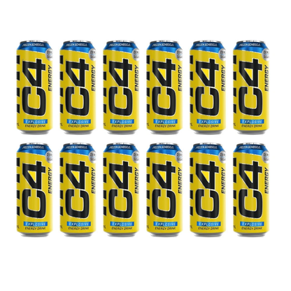 C4 Performance Energy Drink 500ml – Sugar Free Energy Boost with 160mg Caffeine, 1050mg Taurine &amp; 250mg Betaine | Explosive Energy, Great Taste, Zero Sugar