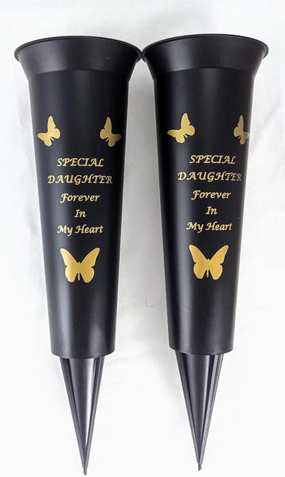 Special Mum Verse Graveside Memorial Grave Spiked Flower Vase
