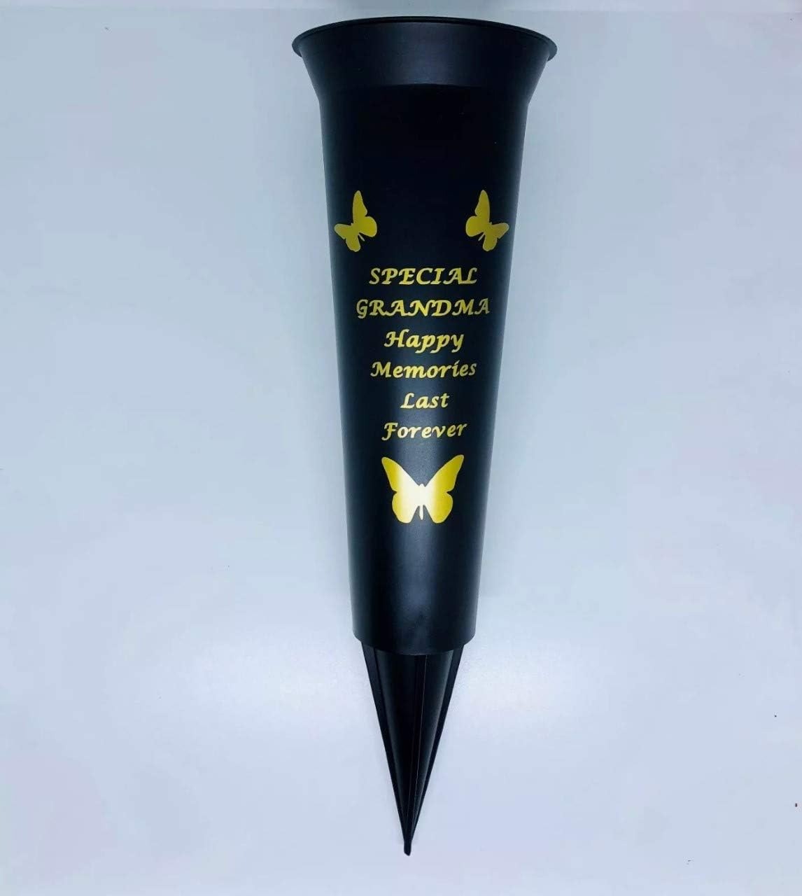 Special Nan Verse Graveside Memorial Grave Spiked Flower Vase